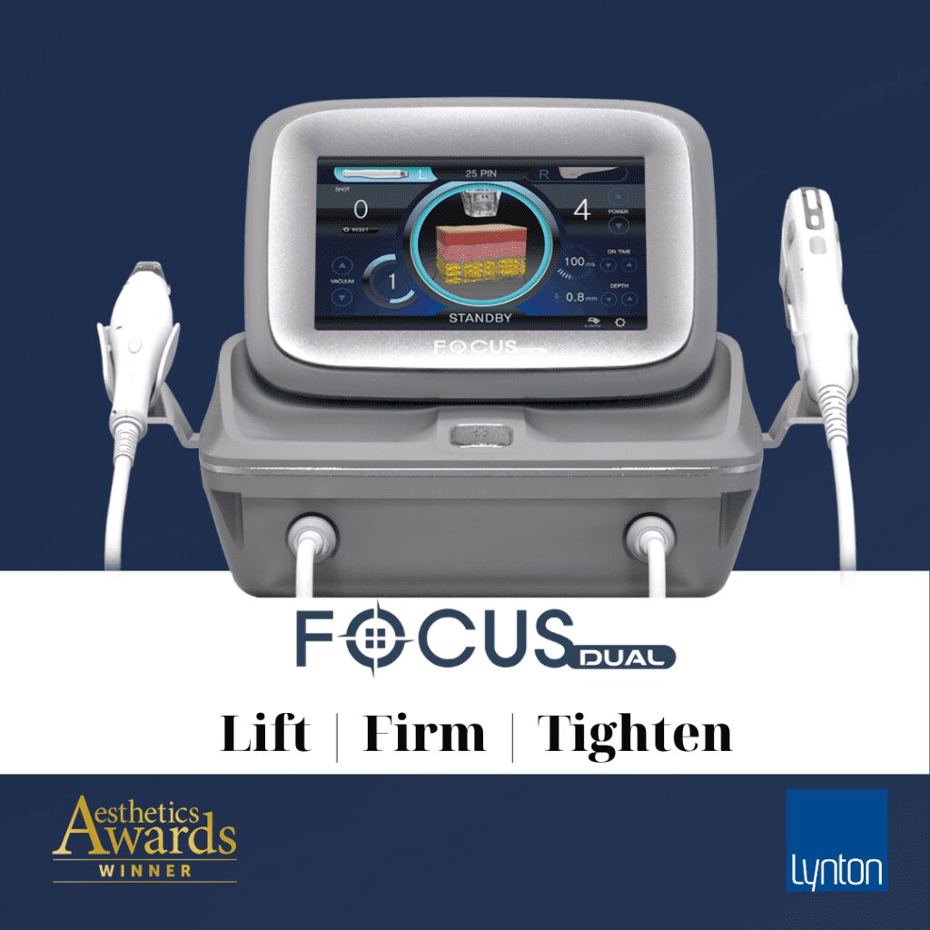 Focus Dual for HIFU and Radiofrequency Microneedling