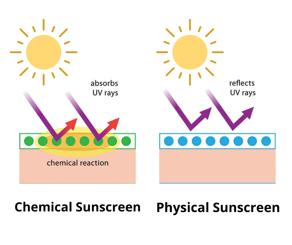 Chemical Sunscreen vs Physical Sunscreen